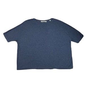 VINCE Cropped T-shirt Women's Small Blue Dolman Sleeve Soft 100% Vicose